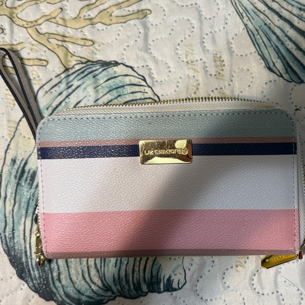 Liz Claiborne Multicolor Striped wallet